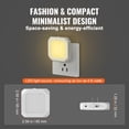 thumbnail image 4 of LED Night Light 2 Pack 0.6W 3000K Soft White Dusk to Dawn Sensor for Bedroom Bathroom Hallway, 4 of 6