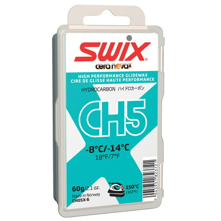 CH5 SWIX Hydrocarbon Ski Snowboard Wax CH05X-6