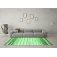 thumbnail image 3 of Ahgly Company Indoor Rectangle Abstract Emerald Green Contemporary Area Rugs, 4' x 6', 3 of 4
