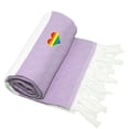 thumbnail image 4 of Linum Home Textiles 100% Turkish Cotton Diamond Cheerful Rainbow Heart Pestemal Beach Towel, 4 of 5