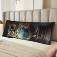 thumbnail image 2 of Vsdgher Owl Globe Sculpture Body Pillow Cover, Pillowcases with Hidden Zipper Breathable Long Pillow Case (Pillows are not included,20x54 inch), 2 of 7