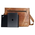 thumbnail image 3 of Komals Passion Leather Vintage Mens 16 Inch Leather Laptop Messenger Pro Satchel Mens Bag, 3 of 6
