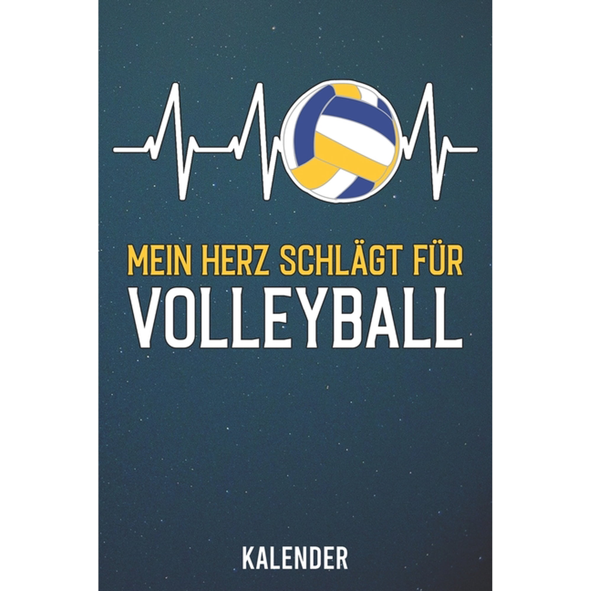 Kalender: 2020 A5 1 Woche 2 Seiten - 110 Seiten - Mein Herz schlägt für Volleyball (Paperback)