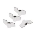 thumbnail image 1 of 4x Tiro de 8 Mm de Aleación de Zinc de La Aleación Del Platillo de La Aleación para Suministros de Batería Yuyangstore Tuerca de mariposa para soporte de platillos, 1 of 8