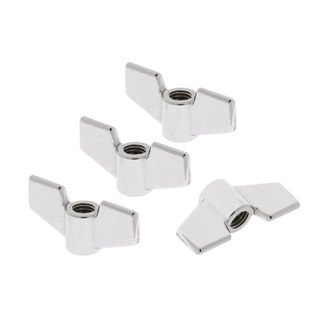 4x Tiro de 8 Mm de Aleación de Zinc de La Aleación Del Platillo de La Aleación para Suministros de Batería Yuyangstore Tuerca de mariposa para soporte de platillos