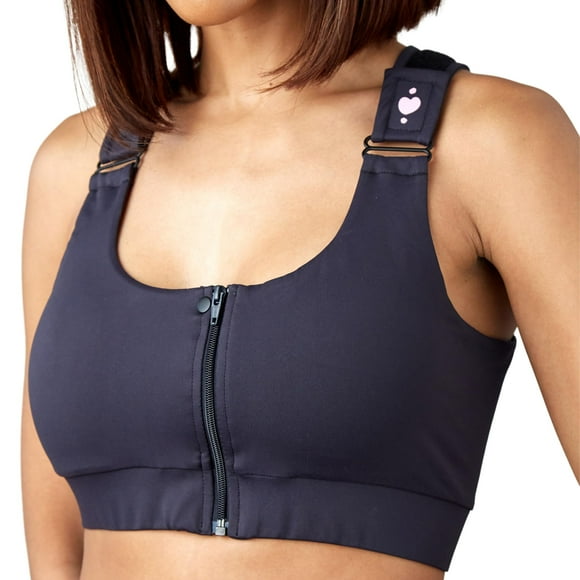 Sostén HEART & CORE Shirl Racerback para postcirugía Negro 4XL