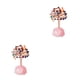 thumbnail image 4 of Matsuzay Piedras de ágata envueltas en alambre respetuosas con el medio ambiente - Para la de rebanadas de ágata de piedras de cristal en polvo 2piezas, 4 of 6