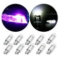 thumbnail image 4 of 10 / set 650 T10 Bombilla de del coche LED Bombilla de lámpara de cúpula Luz indicadora Luz de lectura - Iluminación rosa DYNWAVEMX luces del coche interior, 4 of 8