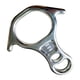 thumbnail image 4 of 40kn 8 forma una aleación de aluminio de rappel de rappel de forma profesional de aluminio profesional ligero Plateado, 4 of 8