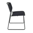 thumbnail image 4 of Regency Zeng Padded Support Stack Chair (8 pack)- Black, 4 of 5