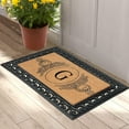 thumbnail image 6 of A1HC Rubber and Coir Doormat 30" x 48", Standard Double / Single Front Door Mat for Outdoor Entrance, Personalized Monogrammed Non-Slip Entrymat, 6 of 9