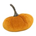 thumbnail image 4 of Tela de calabaza, material de tela pequeño y compacto, tallos retorcidos, decoración de escena de otoño para centros de mesa, vacaciones, amarillo, 4 of 5