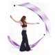 thumbnail image 4 of 2x Velo de Poliéster Poi Thrown Balls traje de danza del vientre Accesorios Sunnimix, 4 of 5