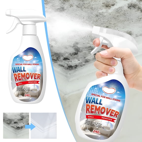 QARUN Home Wall Mold Remover and Cleaner,Antifungal Wall Cleaner,Powerful Mold Remover,Preventative Mold Cleaner for Long-Term Protection,Restorative Wall Cleaner for Kitchen and Bathroom Surfaces