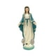 thumbnail image 2 of Escultura de la Virgen María católica, figura de mesa, adorno de escritorio Azul, 2 of 9