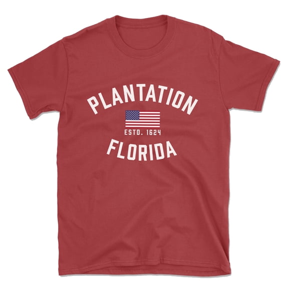 Plantation Florida Patriot Men's Cotton T-Shirt