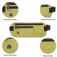 thumbnail image 3 of Hukapapa Bolsillo de nailon para correr al aire libre, bolsillo multifuncional para pasaporte de viaje, verde, 3 of 5