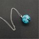 thumbnail image 3 of Glow in the Dark Resin Rould Ball Moon Pendant Necklace Women Blue Sky White Cloud Chain Necklace Fashion Jewelry Gifts For Girl, 3 of 5