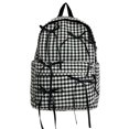 thumbnail image 2 of Likrtyny Mochila A Cuadros Con Lazo Mochila Informal para Mujer (negro), 2 of 9