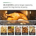thumbnail image 5 of VAL CUCINA 10-IN-1 AIR FRYER TOASTER OVEN -  BRUSHED STAINLESS STEEL, 5 of 16