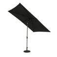 thumbnail image 4 of Bimini 6.5-ft x 10-ft Rectangular Market Umbrella - Black - Polyester Canopy, 4 of 9