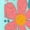 Blue, variant on Women's Distressed Colorful Pastel Daisy Rectangle Floral Collage Graphic V-Neck Sleeveless T-Shirt Soft Breathable Spring Summer Loose Fit Daily Top