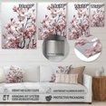 thumbnail image 4 of Designart "Pink White Dogwood Photo landscape" Floral & Botanical Metal Wall Art Prints, 4 of 5