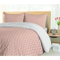 thumbnail image 5 of Ambesonne Damask Duvet Cover Sets, Oriental Floral Illustration, 2-King, Coral Pale Eggshell, 5 of 7
