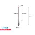 thumbnail image 1 of M2 Ball cmm Thread And Cnc Measuring Probe Stylus Point Contact Instrument Parts Accessories Tungsten Steel Stylus H0035, 1 of 7