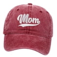 thumbnail image 3 of Gorra de béisbol elegante para mamá, perfecta para aventuras al aire libre Rojo, 3 of 9