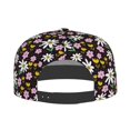 thumbnail image 2 of Kdxio Daisies Flowers Print Snapback Hat for Men Women,Adjustable Baseball Cap, 2 of 7