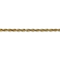 thumbnail image 2 of Auriga 14K Yellow Gold 4mm Extra-Light Rope Chain Bracelet 9 inch for Women, 2 of 6