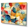 thumbnail image 2 of Designart "Blue Geometric Fusion" Modern Geometric Wall Art For Kitchen, 2 of 5