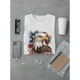 thumbnail image 3 of America Usa Flag And Eagle T-shirt Men's -SmartPrintsInk Designs, 3 of 4