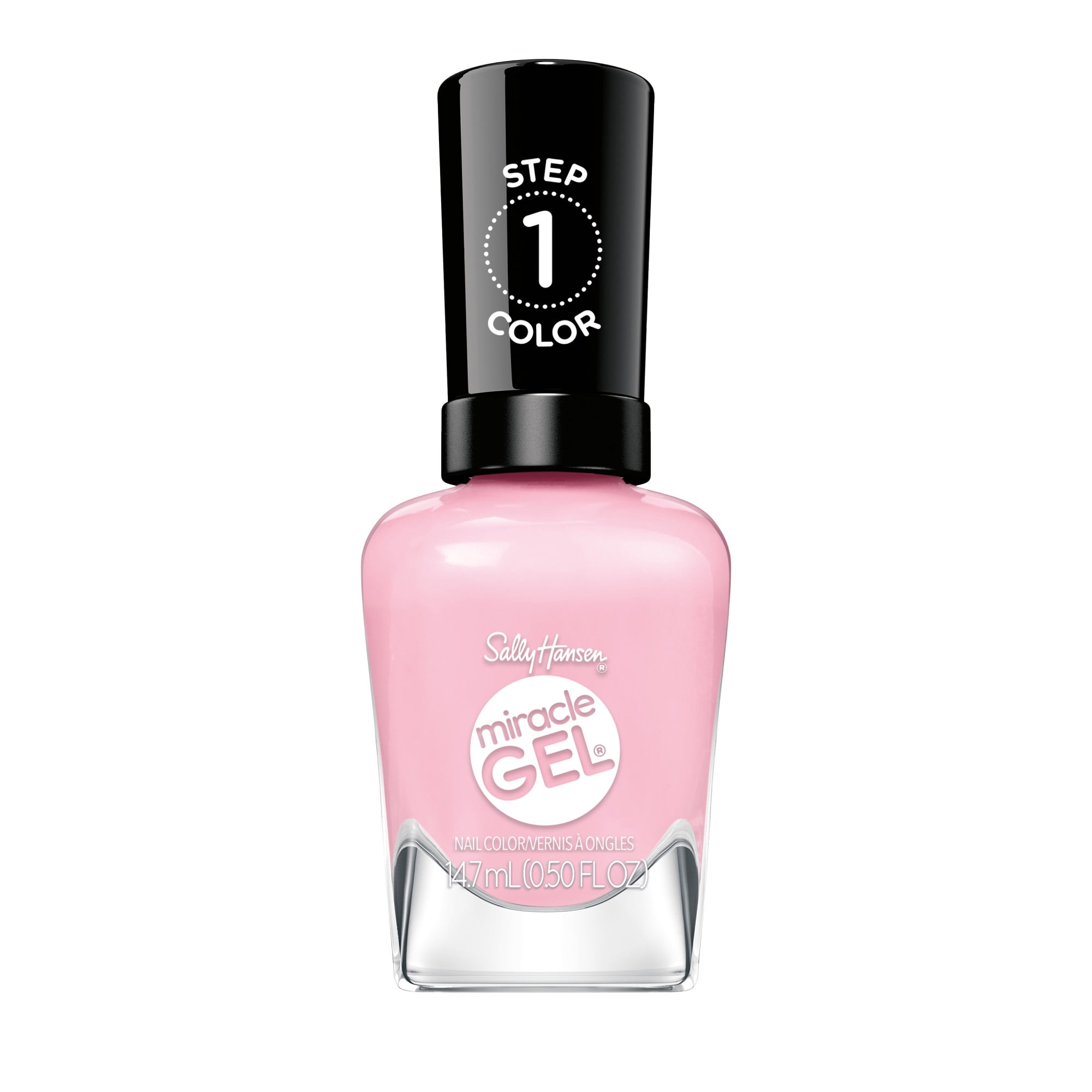 Vernis à ongles Sally Hansen Miracle Gel Supercharged Pinks, avec Complexe Color Grip, longue tenue, pour un résultat digne d'un salon de beauté, Blush Crush, 14.7 ml