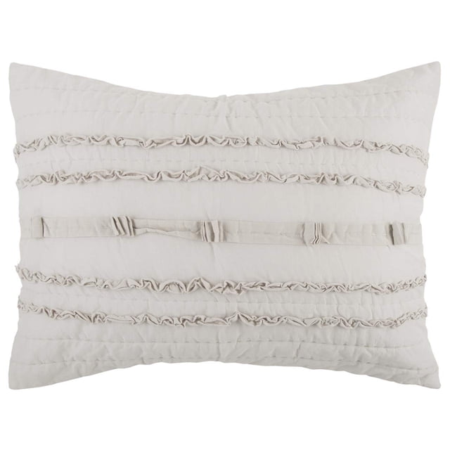 Edredón Rizzy Home BQ4581 poliéster 269x234 cm a rayas marrones