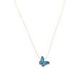 thumbnail image 2 of WREESH Ladies Fashion Multicolor Butterfly Necklace Crystal Clavicle Chain Pendant, 2 of 3