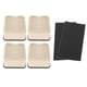 thumbnail image 2 of Elevadores duraderos, elevadores de sofá, protectores de , almohadillas para muebles, elevadores de patas de muebles, antiarañazos para Cuadrado Beige Sunnimix Elevadores de cama, 2 of 8