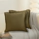 thumbnail image 1 of Juego de 2 fundas de almohada de lino con flecos | Fundas de almohada decorativas bohemias de 45 x 45 cm con borlas para sofá, cama, sala de estar, decoración del hogar, 1 of 6