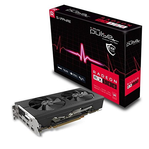 Sapphire Radeon Pulse Rx 580 8gb Gddr5 Pci E Dual Hdmi Dvi D Dual Dp Oc W Backplate Uefi Walmart Com Walmart Com