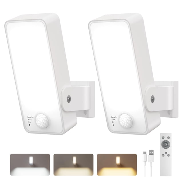 Luces exteriores con sensor de movimiento PopoIron 10000 mAh 600 lm IP65