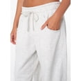 thumbnail image 4 of Celebrity Pink Women's and Women's Plus Fleece Barrel Sweatpant, Sizes XS-4X, 4 of 7