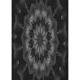 thumbnail image 1 of Ahgly Company Machine Washable Indoor Rectangle Transitional Midnight Gray Area Rugs, 3' x 5', 1 of 7