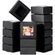 thumbnail image 1 of 50 piezas Mini caja de papel Kraft con ventana Caja de embalaje para regalos Caja de golosinas para jabón casero Panadería Dulces (negro), 1 of 5