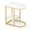 White, variant on Zaverox Modern C-Shaped Sofa Side Table with Faux Marble Top & Storage Shelf – Space-Saving Design for Living Room, Couch, Bedroom