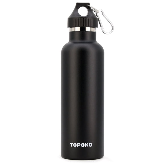 Botella de agua TOPOKO de acero inoxidable coloreado de 750 ml con aislamiento al vacío