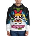 thumbnail image 4 of Unisex Men'S And Women'S Powerpuff Girls Hoodies 3d Fashion Digital Print Cartoon Pullover Hooded Sweatshirts With Pockets, 4 of 8