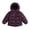 Wine-06, variant on Mitankcoo Girls Hooded Puffer Jacket Quilted Warm Winter Coat with Zipper and Pockets Lightweight Outerwear 1-8Y