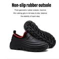 thumbnail image 4 of Chef Shoes Men Kitchen Footwear Comfortable Shoes, Non Slip Work Shoes Women Waterproof Chef Nurse Clog Trainers, Nursing Shoes, Slip-on Food Service Shoes for Restaurant Hospital Cafe, 4 of 7