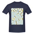thumbnail image 4 of Bingfone Bees Men'S Loose Fit Short-Sleeve Pocket T-Shirt, 4 of 7